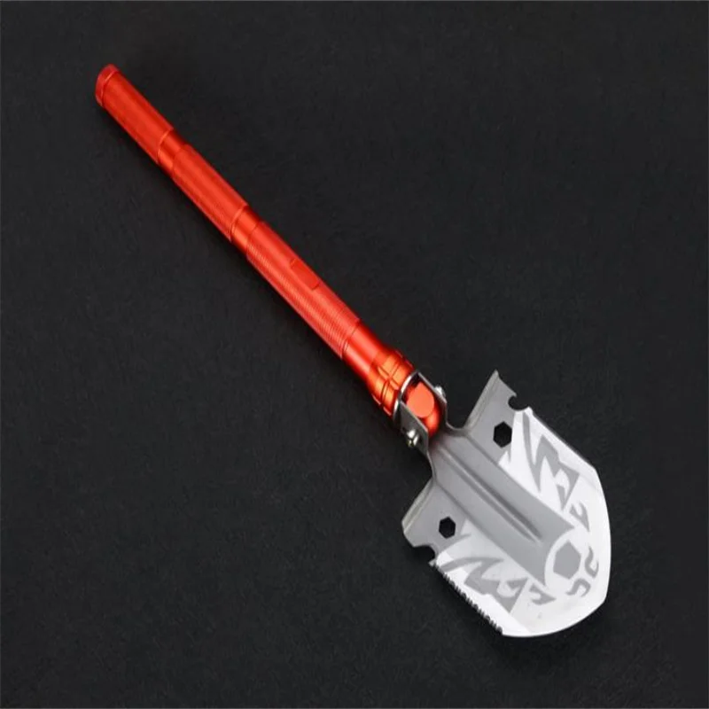 

Многофункциональная лопата Wolf MX1 с сетчатой ручкой (маленький прямой оранжевый цвет), импортные инструменты для выживания из нержавеющей ст...