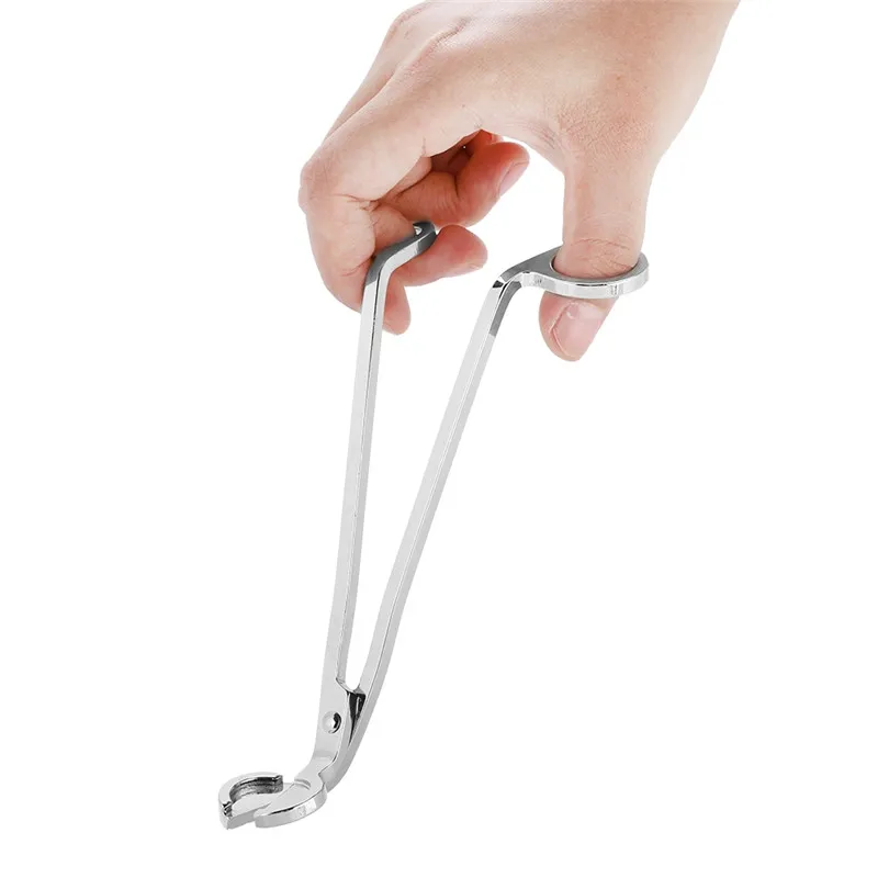 Полукруглой обшивки из нержавеющей стали свечи сердце подсвечник клип Триммер