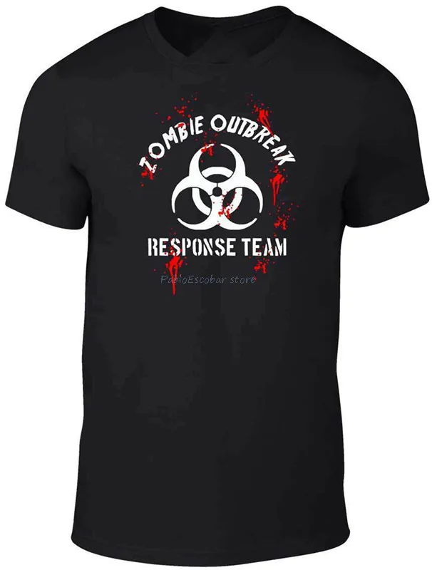 

Men'S Zombie Outbreak Response T-Shirt - Gift Walkers Film Movie Fancy Dress Homme Customized Tee Shirt