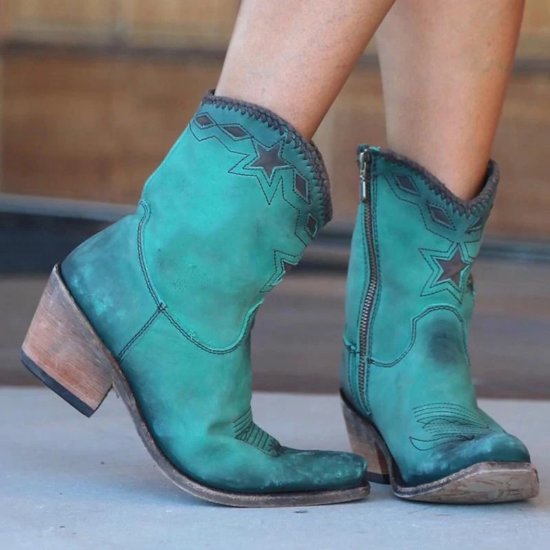 Женские ботинки ботильоны Новинка 2019 года с острым носком на среднем каблуке из