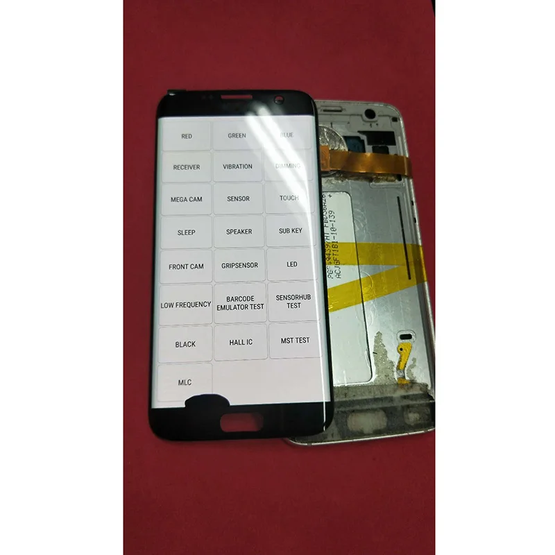 5 &quotс большой черной точкой без рамки ЖК дисплей для SAMSUNG Galaxy s7 edge G935 G935F и