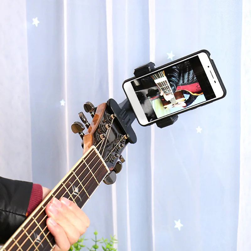 2020 гитарный держатель на зажиме для сотового телефона подставка с длинной