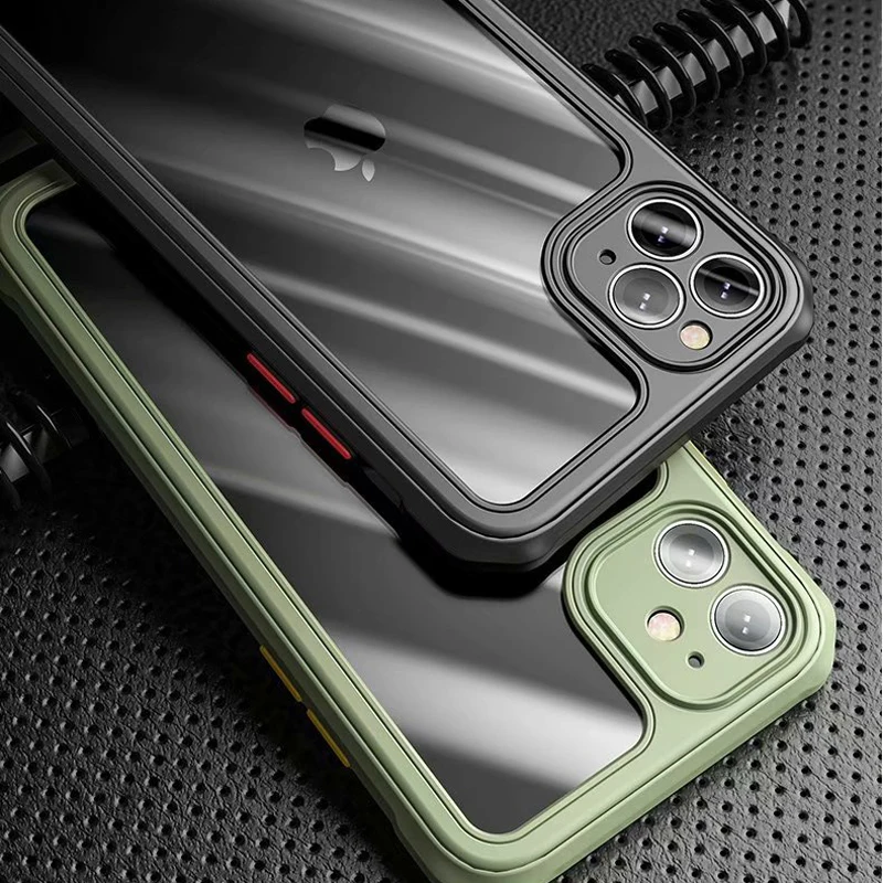 

Hybrid Shockproof Phone Case for iPhone 11 Pro Max SE 2nd Generation 2020 Rugged Cover for iPhone XS Max 6 7 8 Plus