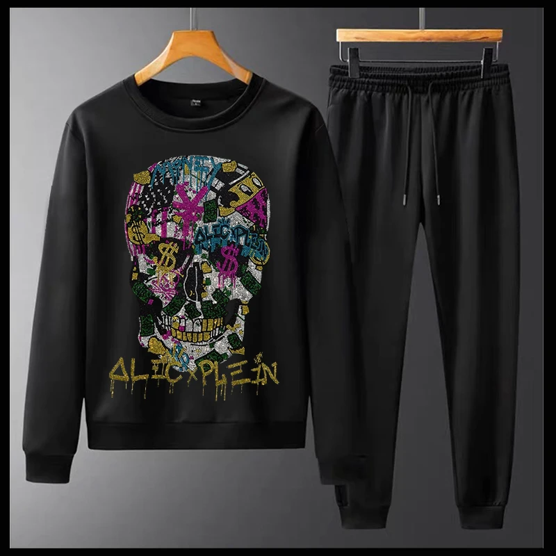 

Мужская Корейская версия в стиле хип-хоп из двух частей 3D Стразы с ярким и изысканным дизайном осенне-зимние известные браны