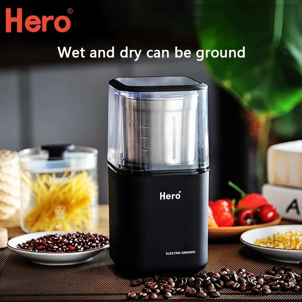 Электрическая мини кофемолка для кухни измельчитель перца и кофейных зерен