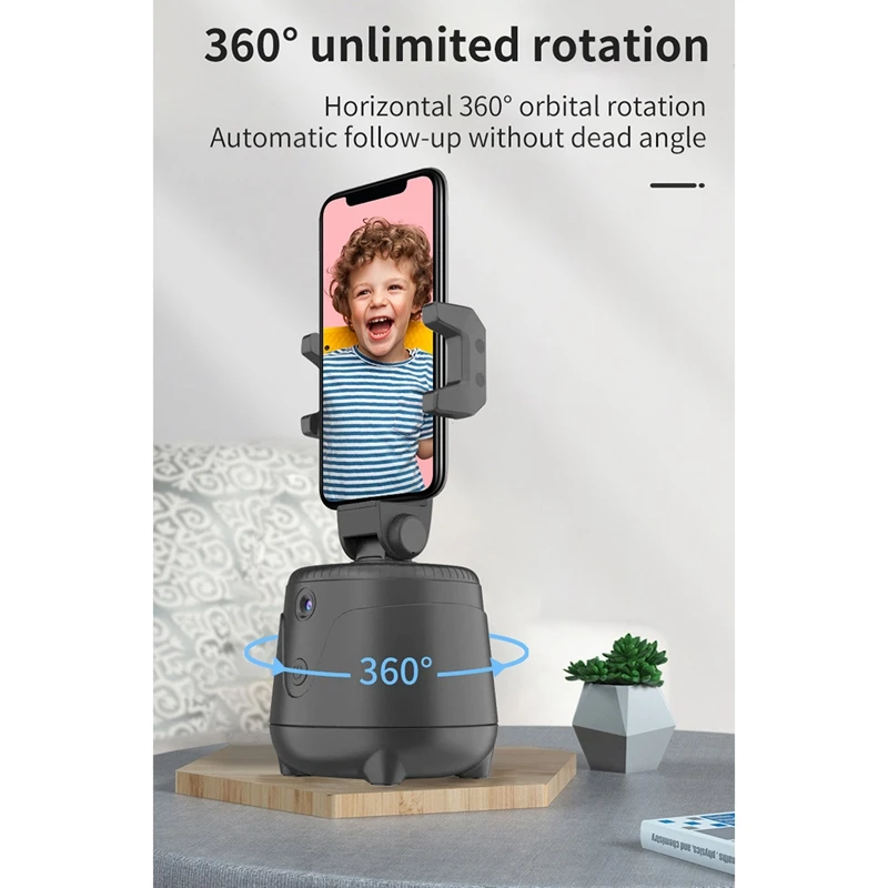 Top Phone Follower Gimbal 360° Face Tracking No Need to Download APP Rotating | Электроника