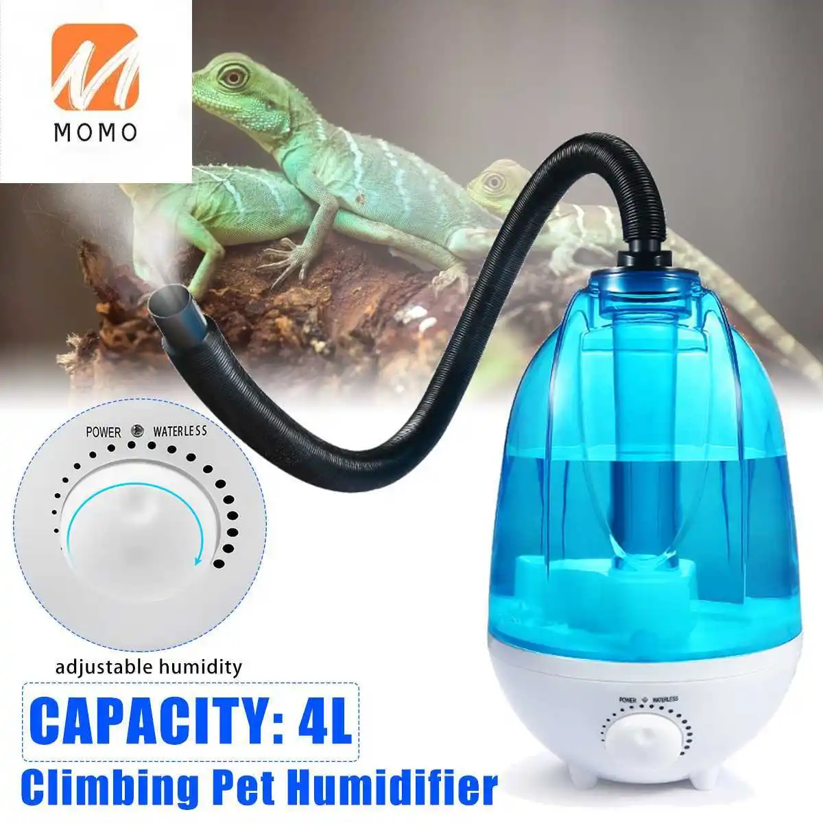 4 л Террариум для рептилий бесшумный испаритель увлажнитель воздуха амфибии
