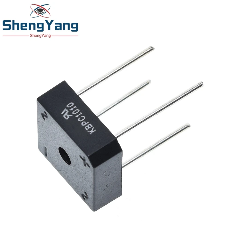 ShengYang 5pcs/lot Kbpc1010 10a 1000v Diode Bridge Rectifier Diy | Электронные компоненты и принадлежности