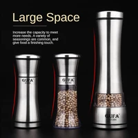pepper grinder 304 stainless steel kitchen supplies ceramic core pepper mill salt mill manual grinding bottle