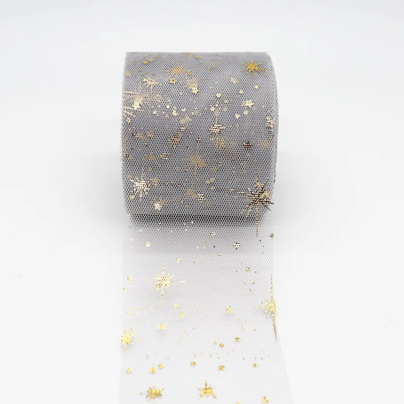 25 ярдов/рулон тюль из золотой фольги 6 см|Украшения своими руками для вечеринки| |
