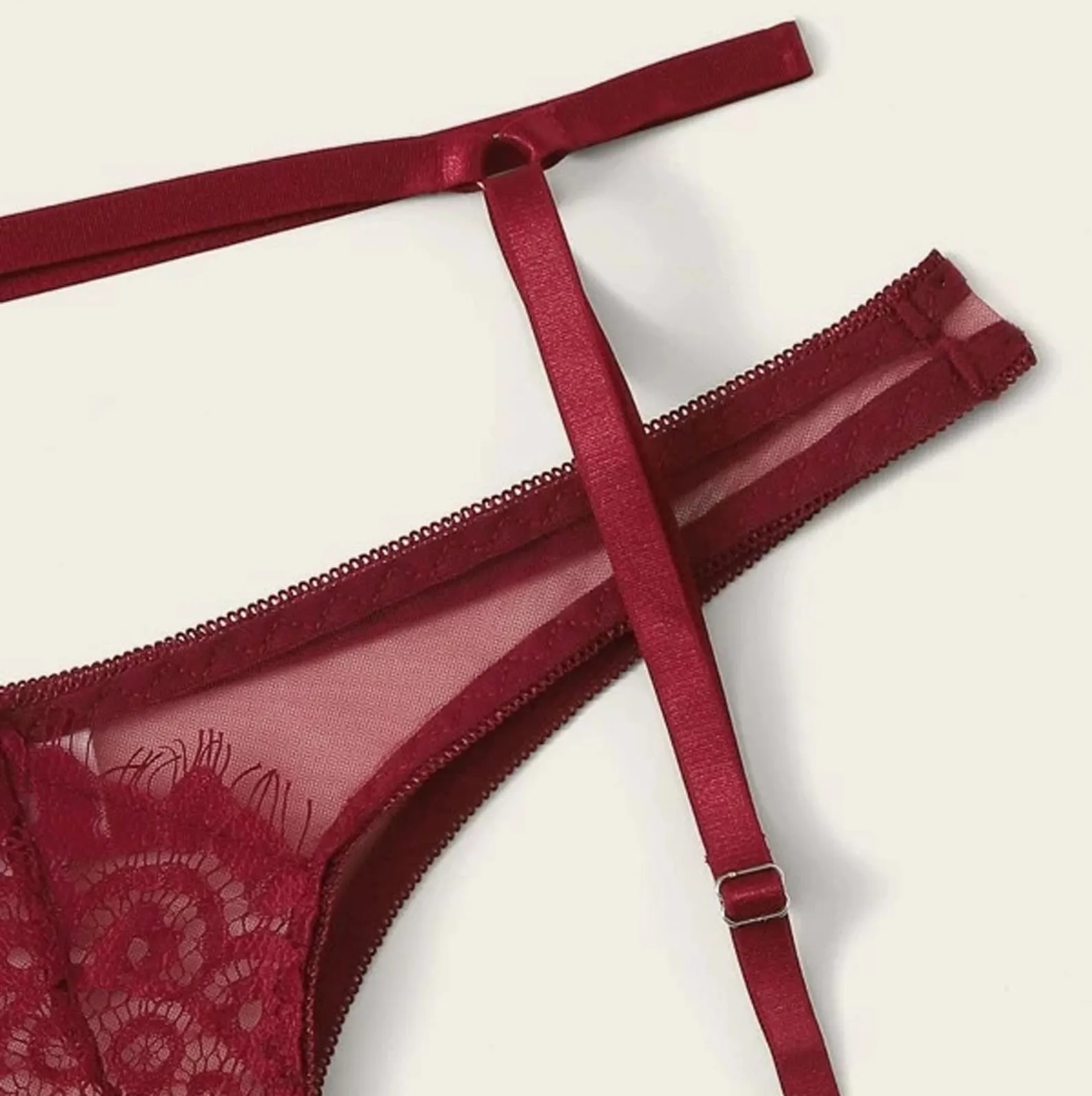 

Women Sexy Bra Thong Garter Underwear Set Lace Transparent Sleepwear Erotic Lingerie Hollow Out Costume Porno Lenceria Teddy