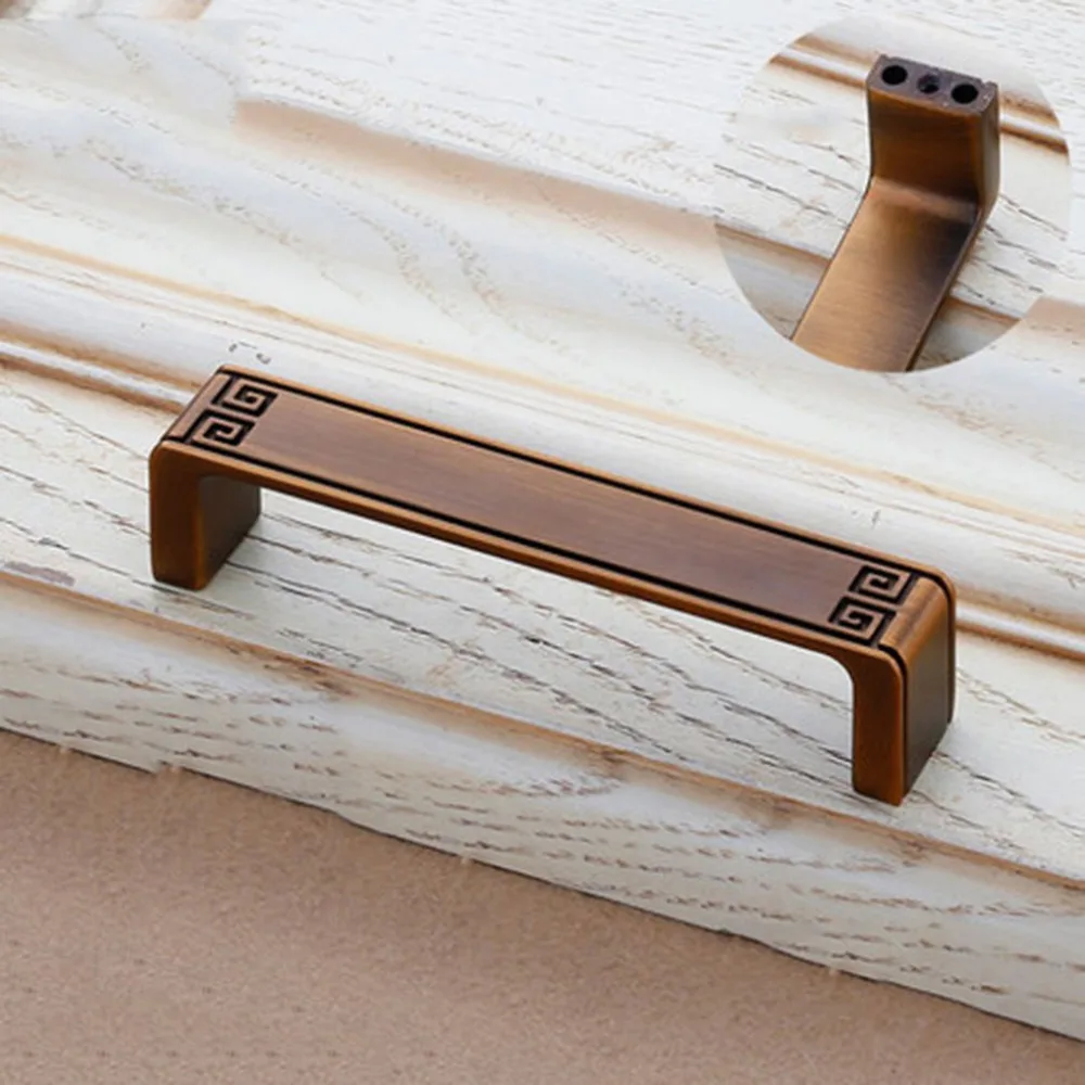 Квадратный современный шкаф ручки тянуть сплошной чугун кухонный мебель для