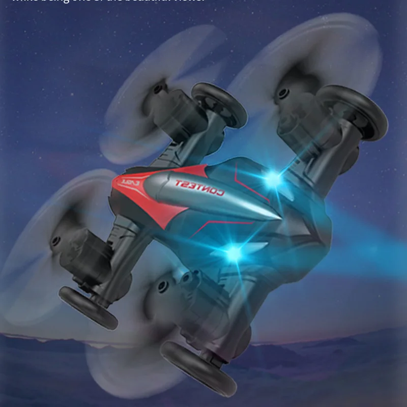 D85 2 4G RC Hobby Мини 2in1 беспилотный Летающий автомобилем трюк по суше и воздуху