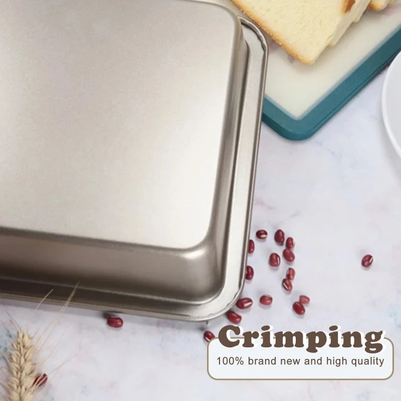 Тяжелые банки для тостов из углеродистой стали форма печенья квадратный лоток