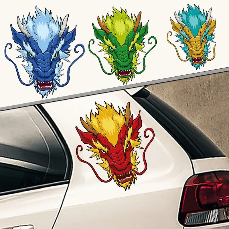 

Chinese Traditions Dragon Totem Car Auto Sticker Personality Creative Fashion Cool Man Motorcycle Car Styling Decoration