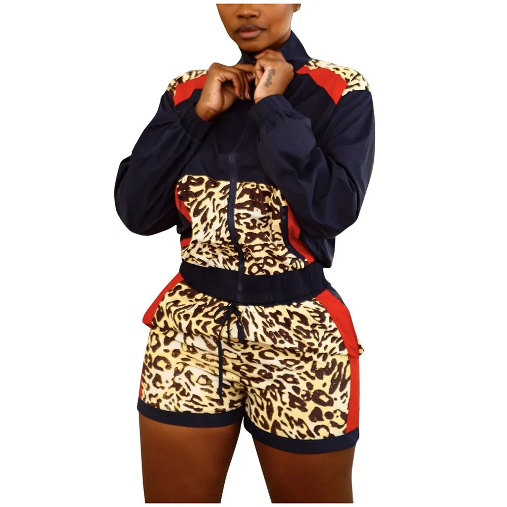 Комплект из 2 предметов повседневный спортивный костюм женский куртка с длинным