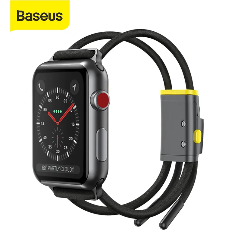 

Ремешок для часов Baseus, спортивный шнур для часов Apple Watch 4 3 2 1 42 мм/38 мм/44 мм/40 мм, iWatch Series 5/4/3/2/1