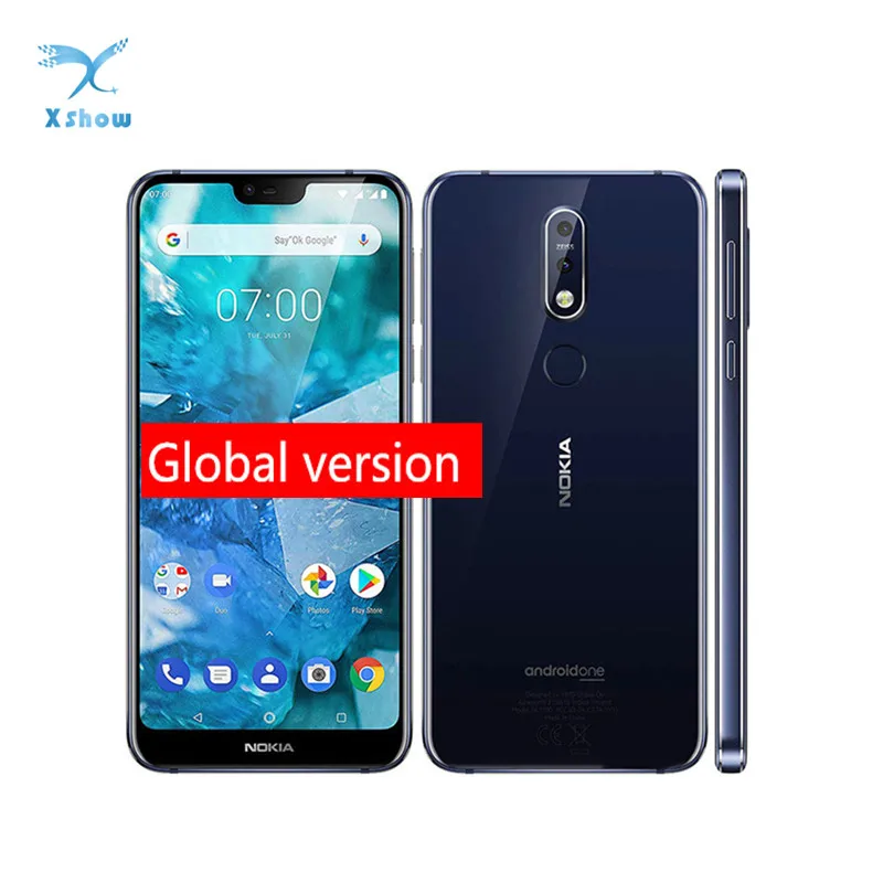 Смартфон Nokia 7 1 4 Гб 6 ГБ NFC экран 5 84 дюйма Восьмиядерный процессор Snapdragon 636 сканер