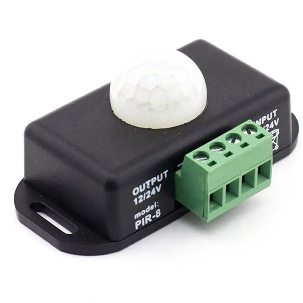 DC12V 24V с пассивным ИК датчиком светодиодами диммер движения Функция Cotroller для 5050