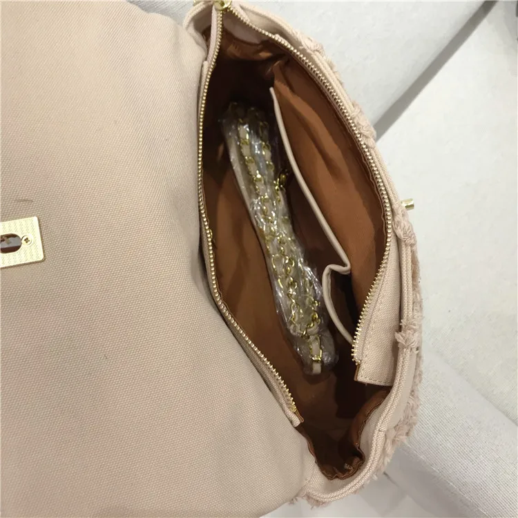 

Trendy Rhombus Chain Bag Messenger Bag Women Shoulder Bag Ladies Hand Bags Luxury Ribbons Criss-Cross Bag Niche Design