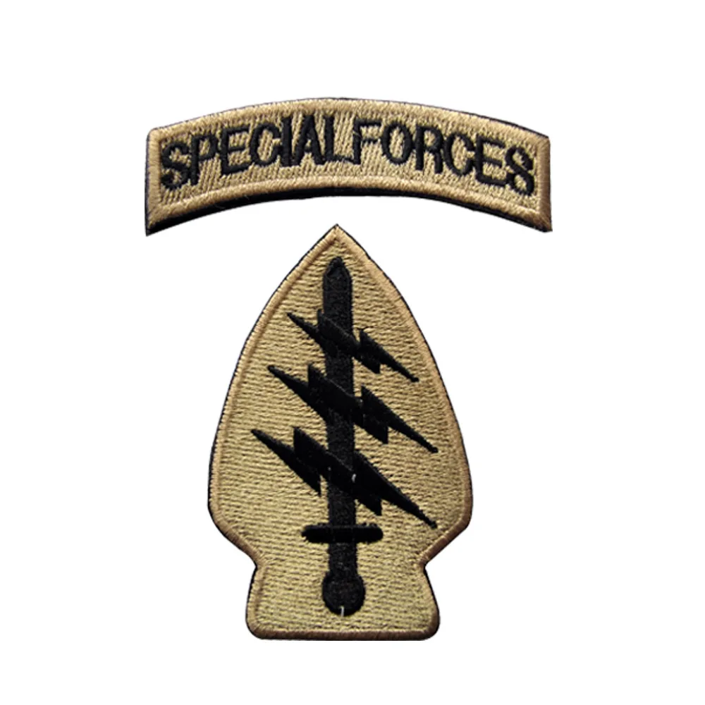 

Military enthusiasts embroidery armband Velcro badge the lightning with personality buiter patch rough spot wholesale
