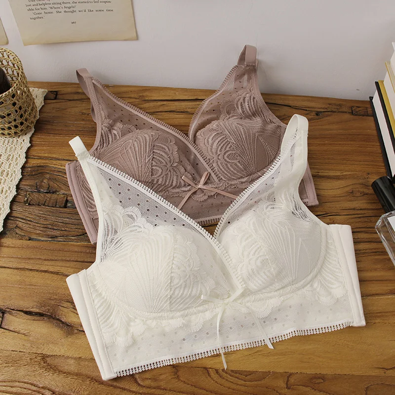 Сексуальное Кружевное регулируемое тонкое нижнее белье бюстгальтеры с
