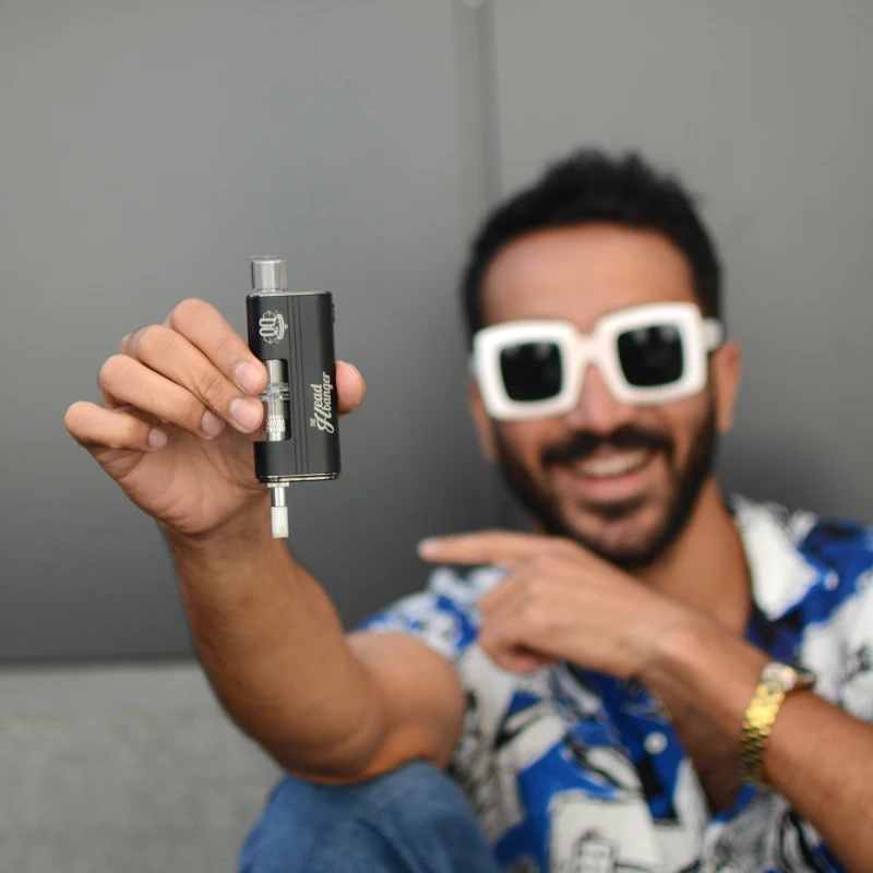 AIRISTECH airis Headbanger восковой испаритель Dip &amp Dab 2 в 1 вейп кварцевая нагревательная