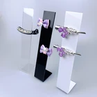 Подставка для заколки для волос, демонстрационный держатель для аксессуаров для волос, тиара, органайзер для заколок, ювелирные украшения для волос, акриловый держатель