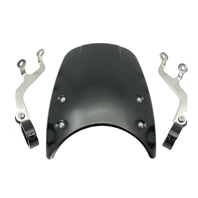 Aluminum Windshield Windscreen For Sportster Dyna Glide Softail XL 883 1200 48 72 XL1200 X48 X72 Models 04-2019 | Автомобили и
