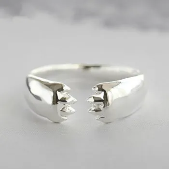 

Jewelry Personality Simple Couple Ring Live A Pair of Japanese and Korean Bears Ring Men and Women Rings R90