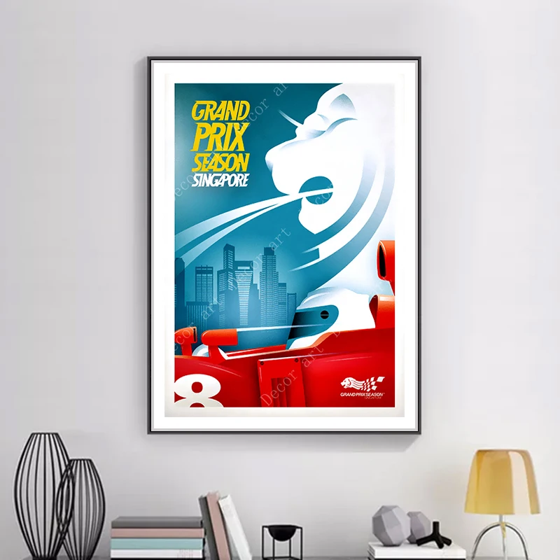 Карта Юго-Восточной Азии Сингапур винтажные Ретро путешествия Классические