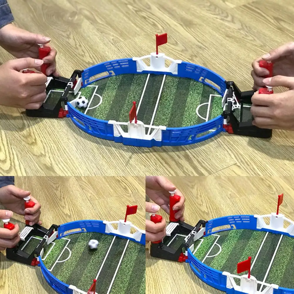 

RCtown Mini Table Top Football Field with Balls Home Match Toy for Kids