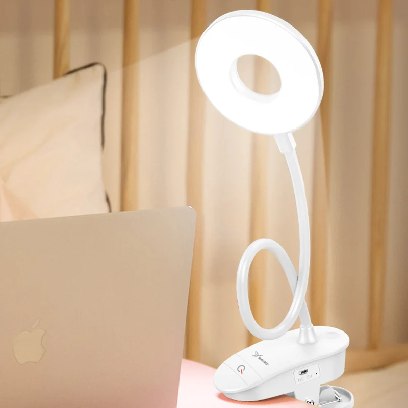 YAGE LED сенсорный переключатель вкл/выкл 3 режима Клип Настольная лампа 4000K защита