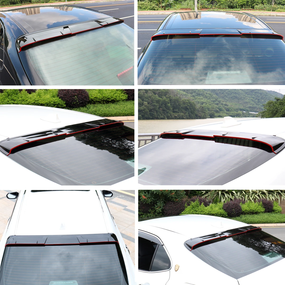 Hot New Car Black Rear Roof Spoiler Top Wing Lip W/3 Meters Glue ABS Plastic For Toyota Camry SE XSE XL XLE 2018 2019 | Автомобили и