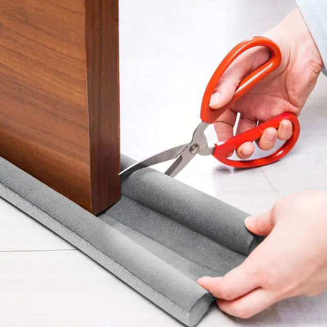 Flexible Door Bottom Sealing Strip Guard Seals Bottom Wind Plug Noise Sound Under Door Draft Stopper Light Blocker For Home