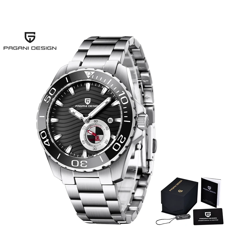 

Pagani Design 2021 New Men's Mechanical Watch Men's Business Fashion Watch Stainless Steel Automatic Waterproof Men Watch Clock