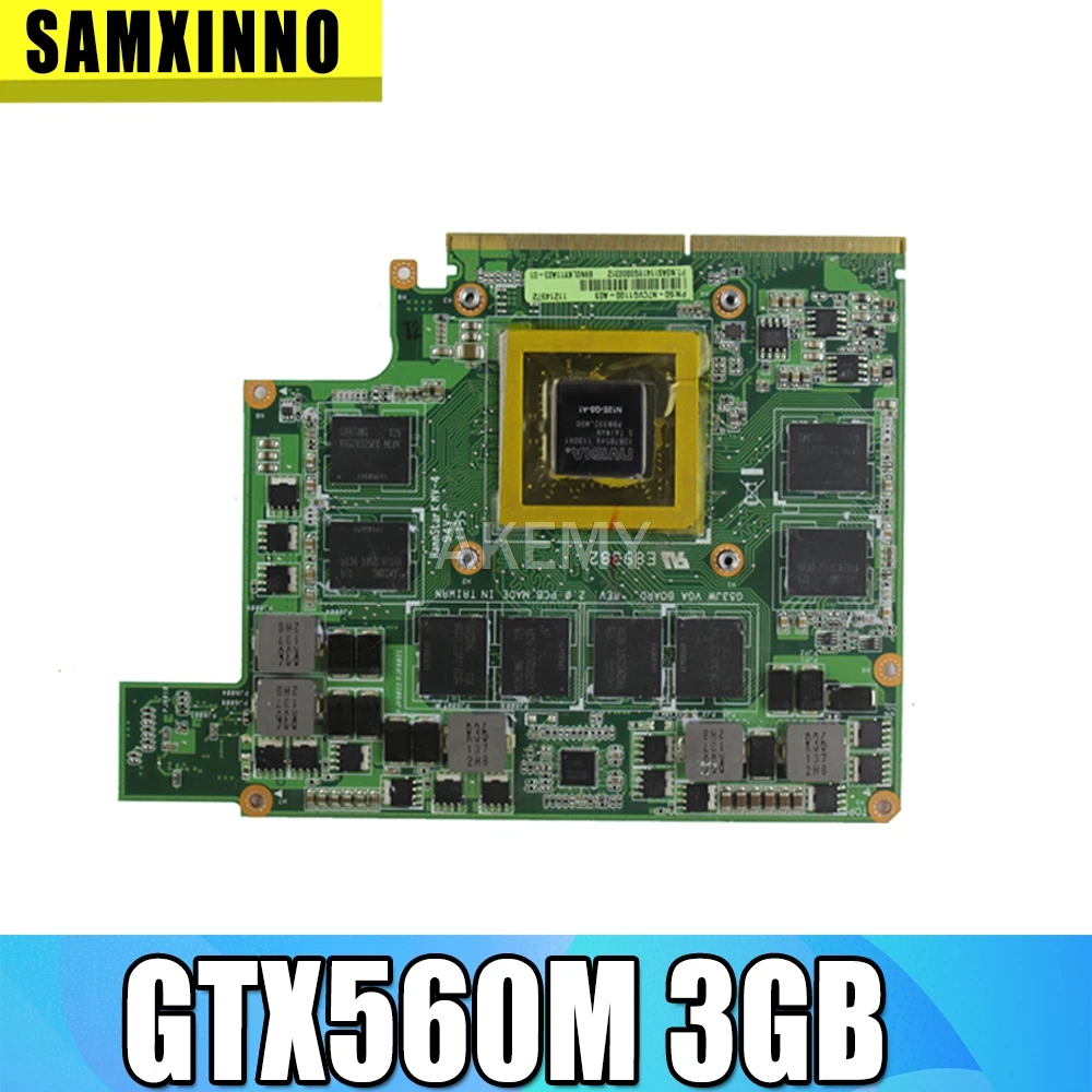

1 шт. Mxmiii VGA Видеокарта GTX 560m GTX560M карта для For Asus G73SW G73JW G53SW G53SX G53JW VX7 3GB