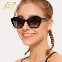 simprect uv protection cat eye sunglasses women 2022 luxury brand designer fashion sun glasses vintage retro shades for women