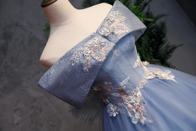 100%real light blue slash collar lace carnival medieval dress Renaissance ball gown queen Victorian dress/Marie Antoinette/Belle | Женская