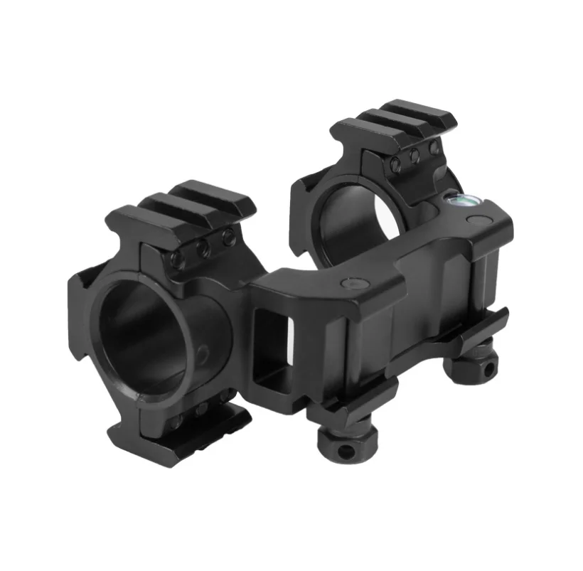 Наклонный кронштейн трёхстороннего рельсового уровня 25 4 мм/30 мм соединенный с