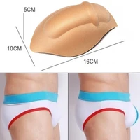 sexy bulge gay penis pad magic buttocks removable push up cup bulge cup pads sponge cup enhancing men underwear briefs