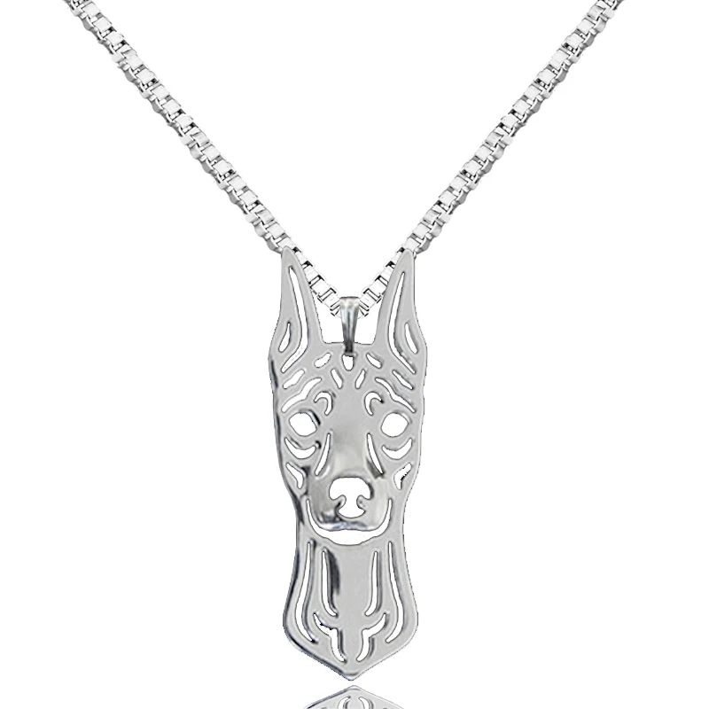 Миниатюрные ожерелья подвески Pinscher с укороченными ушками для собак