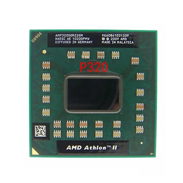 Оригинальный процессор AMD Athlon для ноутбука двухъядерный AMP320SGR22GM P320 2 1 ГГц м 25 Вт P340