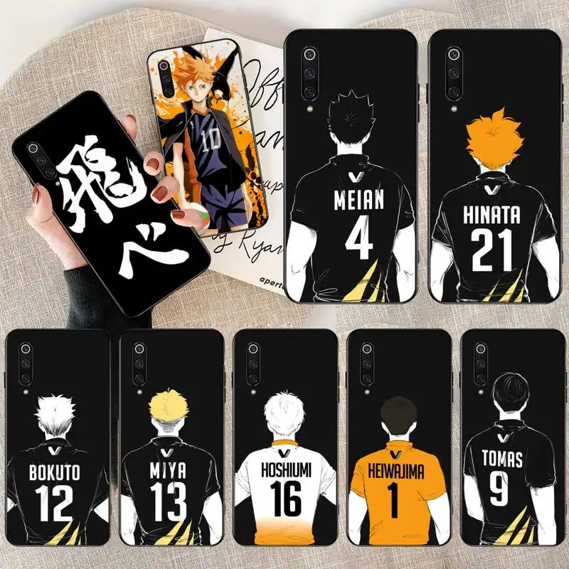 Haikyuu! Чехол для телефона Karasuno Jersey Shoyo Hinata Xiaomi Mi Note 10 Lite 9T Pro xiaomi CC9 9SE|Бамперы| |