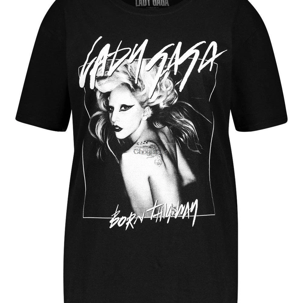 Леди Гага Born This Way футболка забавная хлопковая Футболка винтажная |