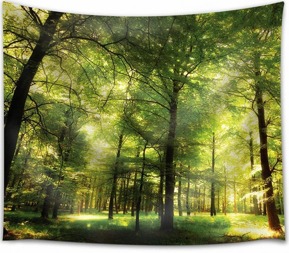 Гобелен с принтом заката пляжное полотенце индийские настенные гобелены хиппи