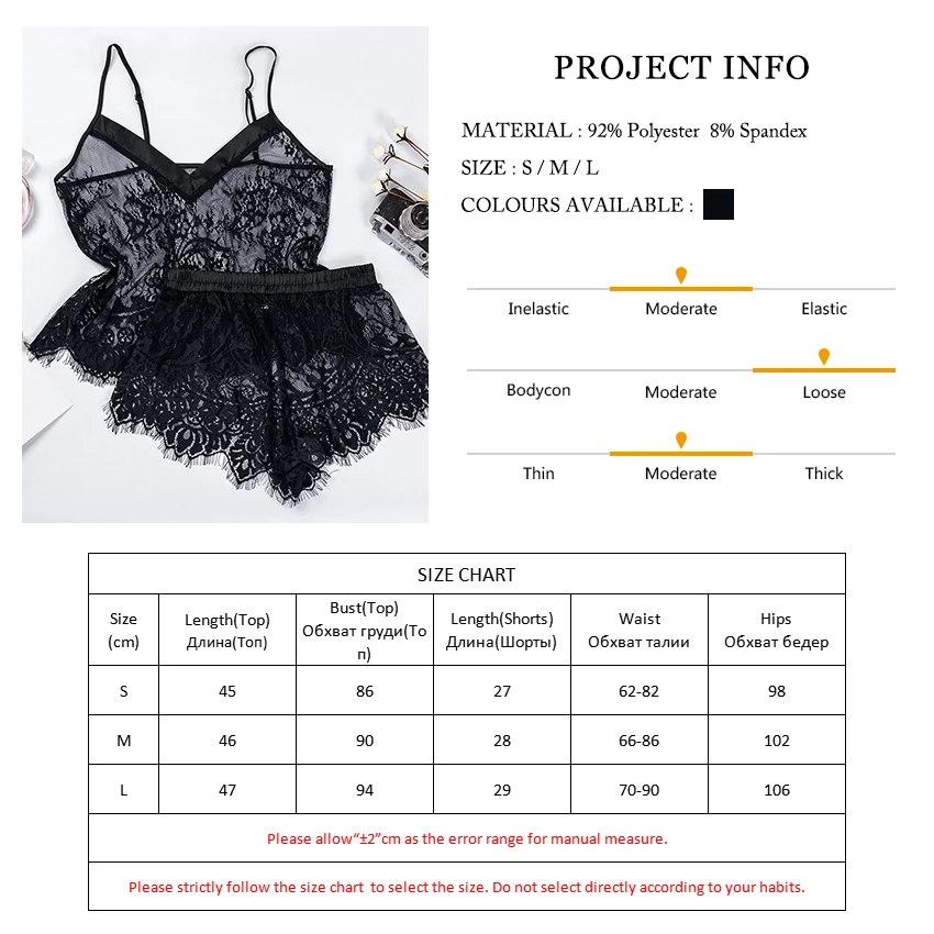 Suphis черное Сетчатое кружевное прозрачное ночное белье с v образным вырезом топ