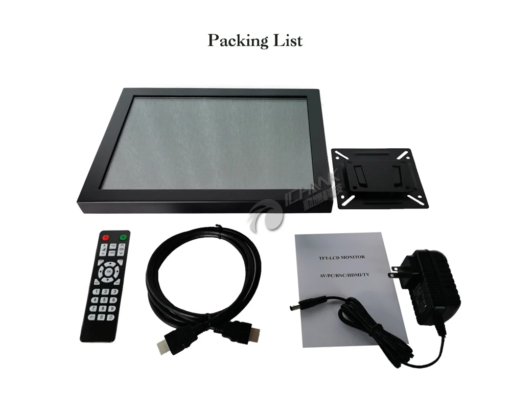 ZB120TN-V591/12 дюймов 800x600 HDMI пульт дистанционного управления анти-помех металлический чехол настенный промышленный монитор ЖК-экран дисплей