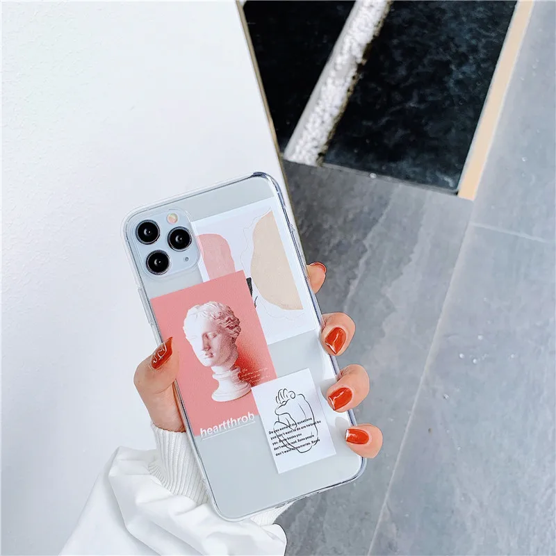 Чехлы для телефонов с художественными буквами и иллюстрациями Xiaomi POCO X3 mi 11 Note 10 9 9t