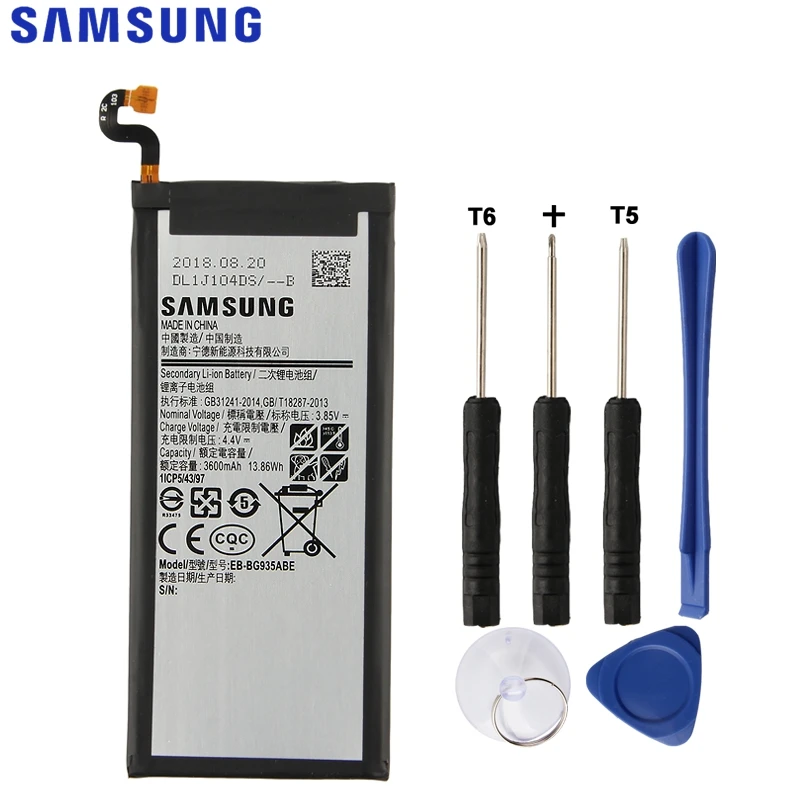 SAMSUNG оригинальный запасной аккумулятор EB BG935ABE для Samsung GALAXY S7 Edge SM G935F G9350 G935FD BG935ABA